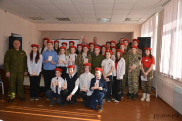 молодежь Руднянского района приняли в ряды «ЮНАРМИИ» - фото - 6